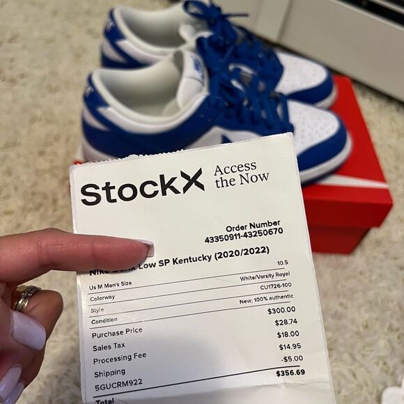 Nike Dunk Low SP Kentucky (2020/2022) - Picture 3 of 11